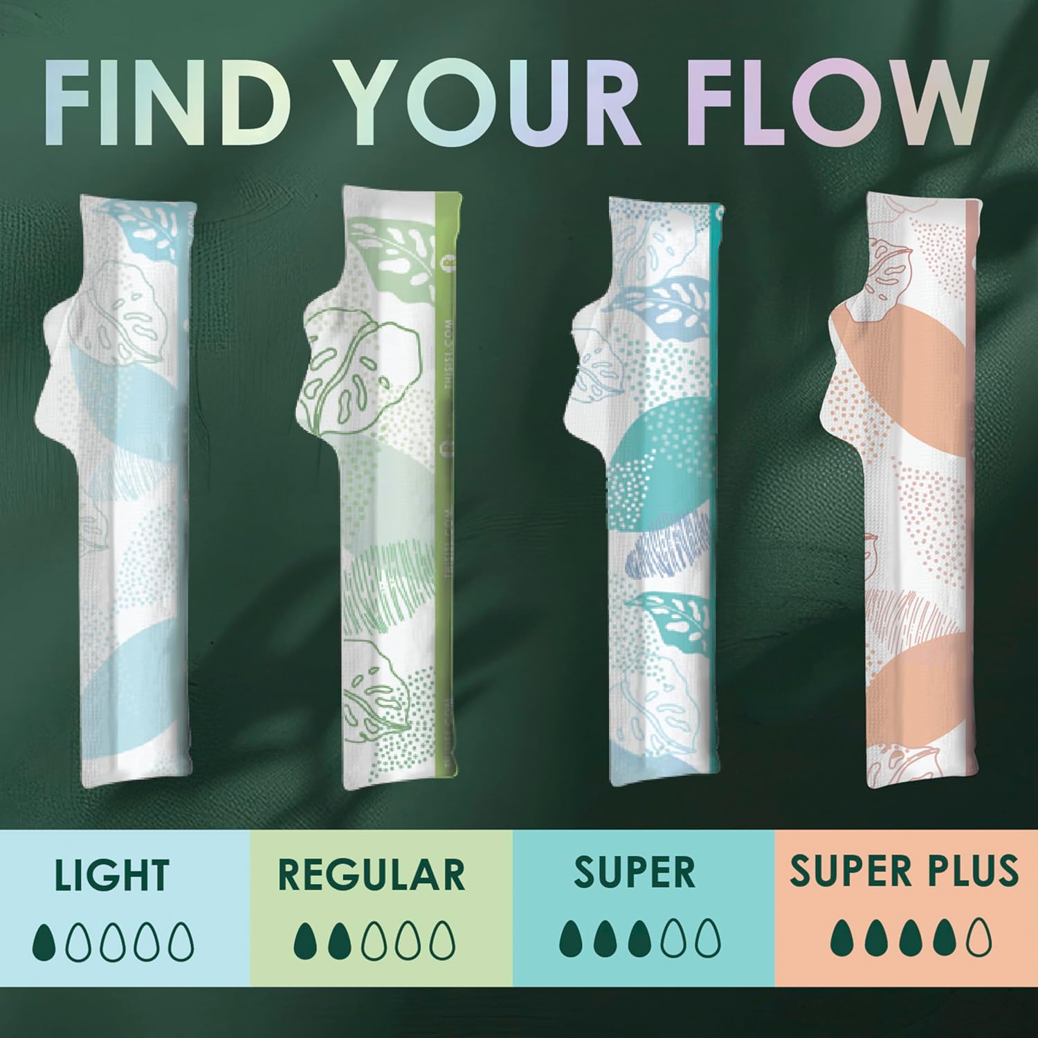 L. Cotton Tampons Regular/Super Absorbency Multipack, Contains an Organic Cotton Core, Made Without Synthetic Pesticides, or Fragrances, 84 Count (2 Packs of 42) - Image 3