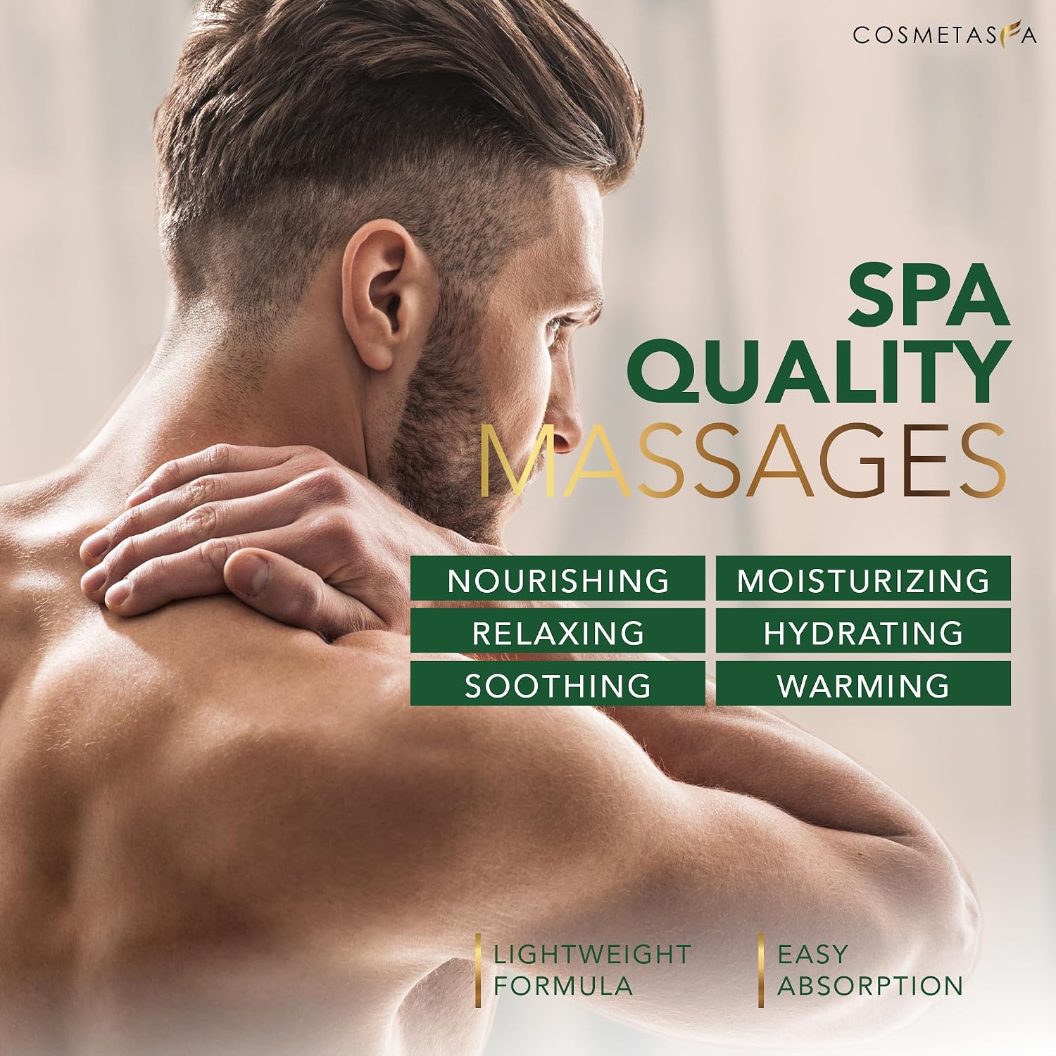 Cosmetasa Sore Muscle Massage Oil - 8.8 oz, Soothes Muscle and Joint with Arnica Extract, Peppermint, Chamomile, and Lavender Oil (8.8 oz, Sore Muscle) - Image 4
