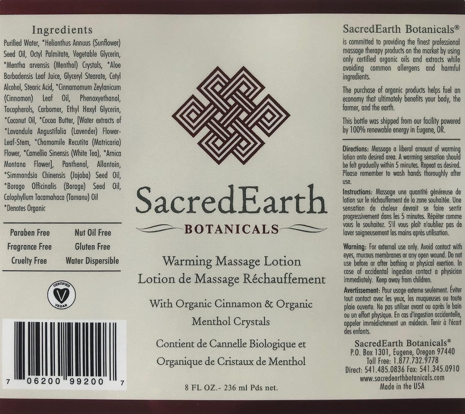 Warming Lotion (8oz Tube) - Enhances Their Massage Experience by Adding a Gentle Heating Sensation to Your Massage Treatments, Water dispersible and Nut Oil Free | Creates a Gentle Heating Sensation, Water Dispersible, Nut Oil Free, Ideal for Deep Tissue and Sports Therapy - Image 2