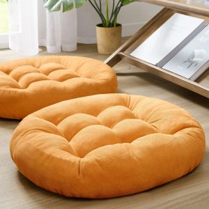 Meditation Cushions Set of 2, Large...
