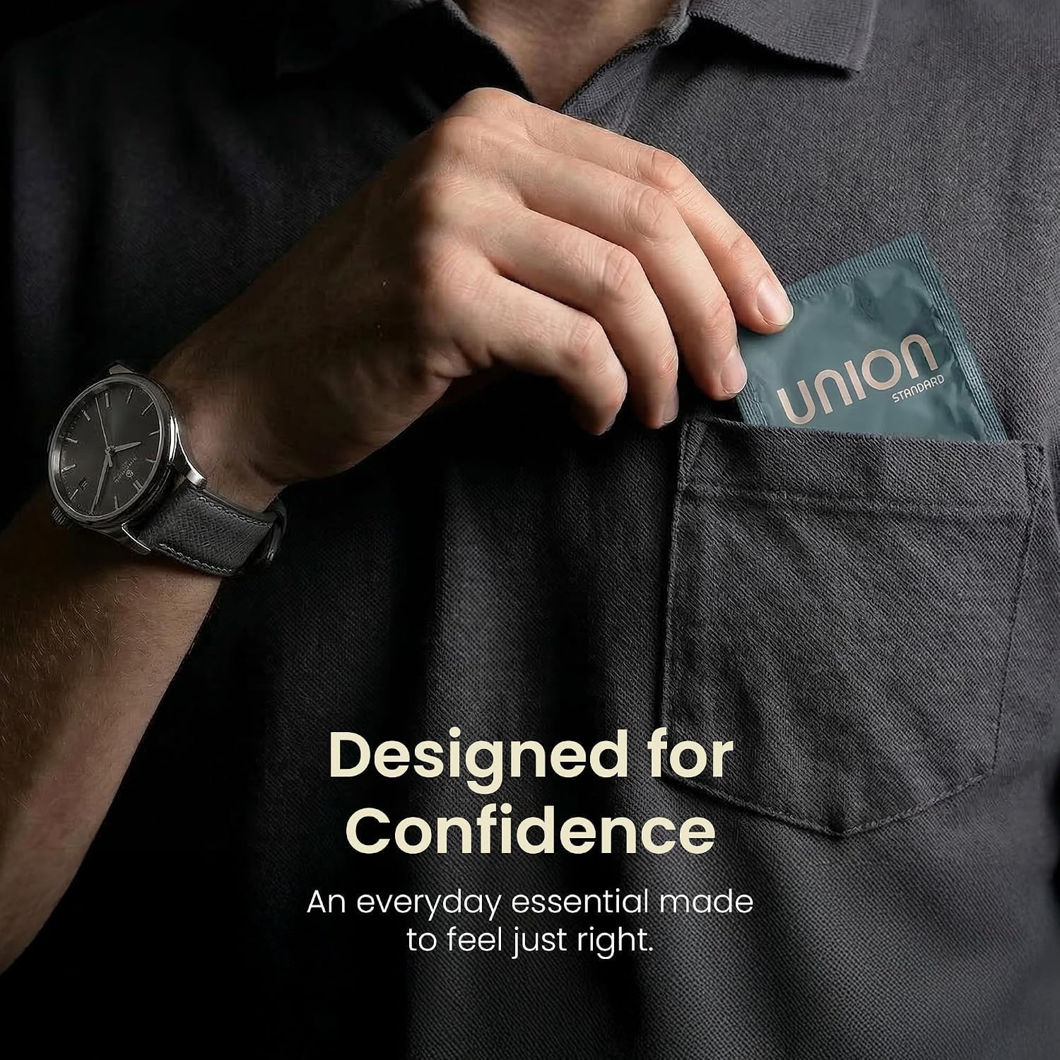 UNION STANDARD Condoms - Ultra-Thin Natural Latex - Medium 54mm, 12 Count | Lightly Lubricated, Vegan-Friendly, Body-Friendly, Medium Size for Natural Feel and Comfort, Flared Head, Flexible Design - Image 5