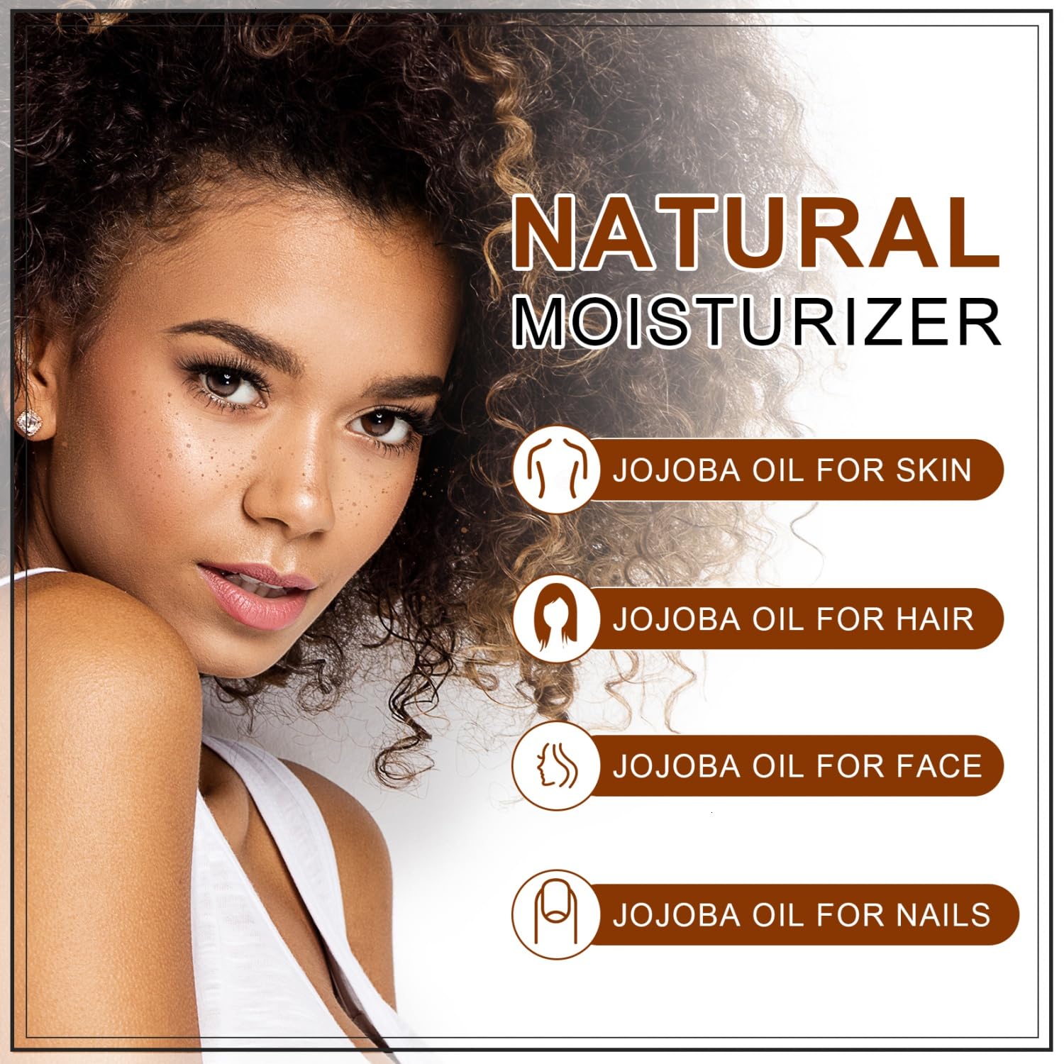Yoken Organic Jojoba Oil 16oz, USDA Certified Cold Pressed for Skin Care | Cold Pressed Body Oil Women After Shower Unscented Carrier Massage Moisturizer Hydrating Nourishing Essential Mixing - Image 9