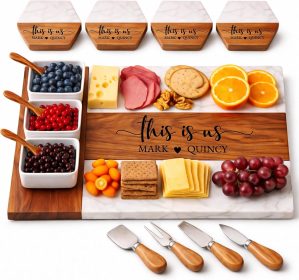 Personalized Charcuterie Board Set ...