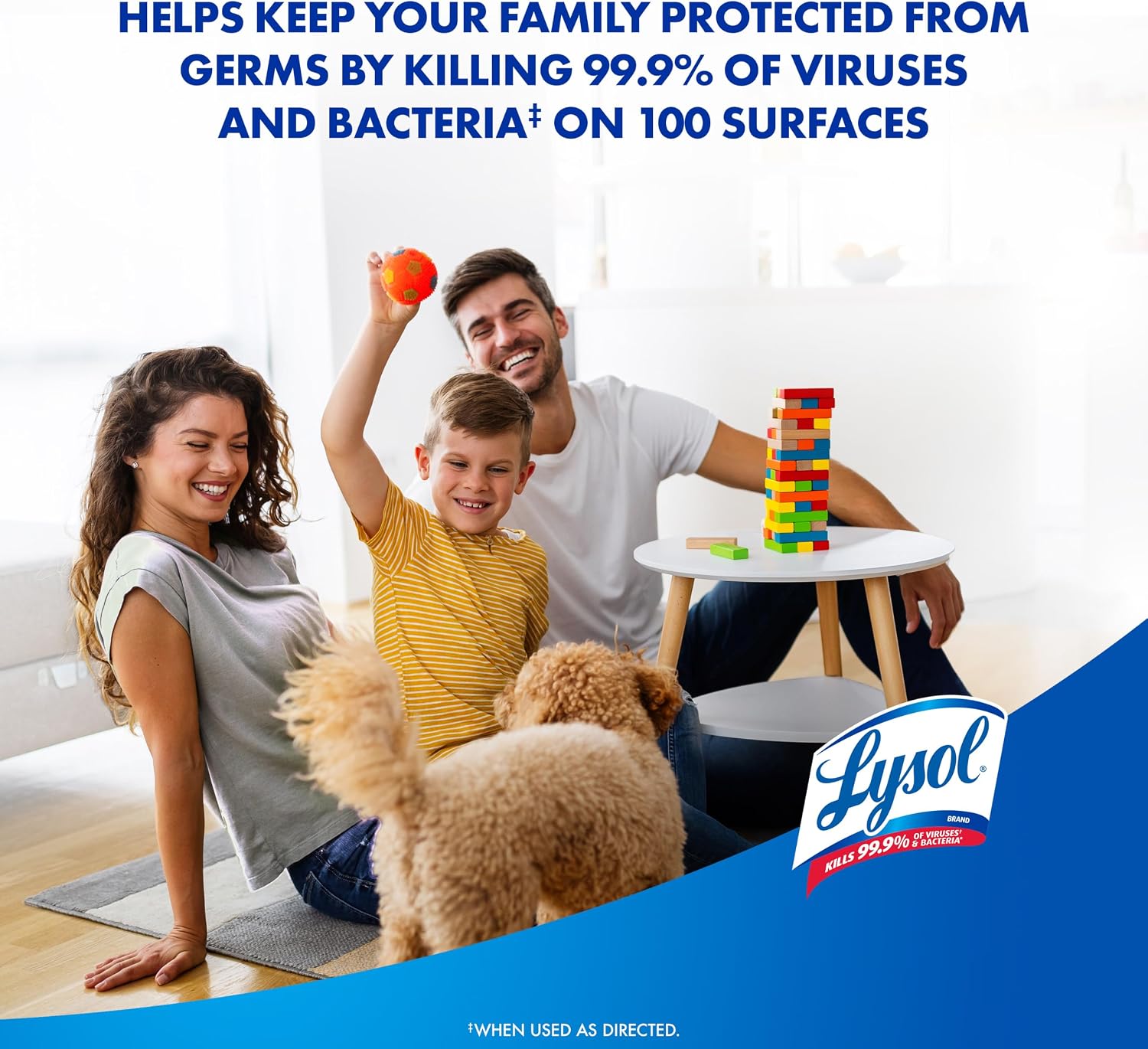 Lysol Disinfectant Spray, Household Cleaning Supplies, Disinfecting Multi-Purpose Room Spray, Antibacterial Sanitizer, Deodorizer, Kills Hantavirus, Crisp Linen, 19 Fl Oz (Pack of 2) - Image 4