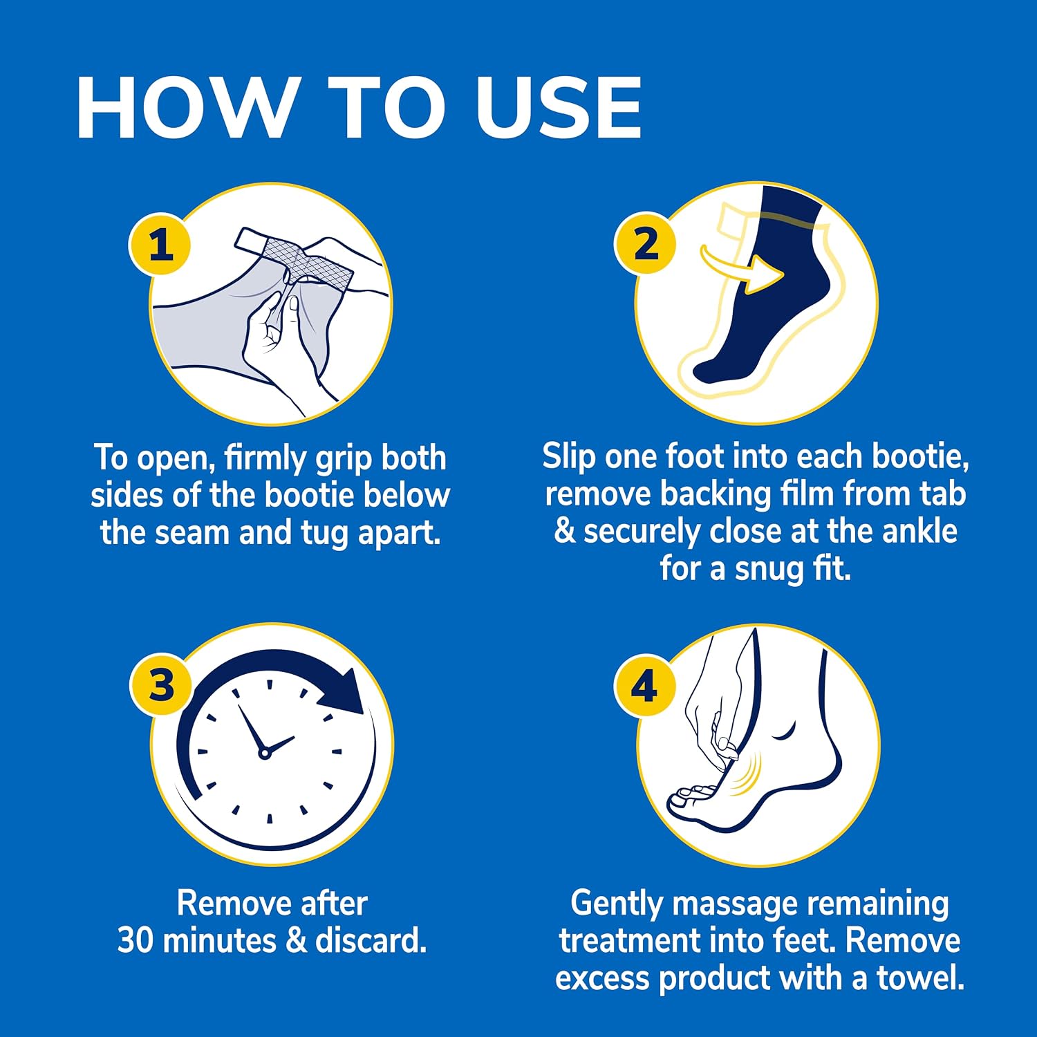 Dr. Scholl's Cracked Skin, Ultra Hydrating Foot Mask, 3 Pairs Moisturizing Socks: Intensely Moisturizes Repairs and Softens Rough Dry Skin with Urea & Essential Oils for Dry Cracked Feet - Image 6