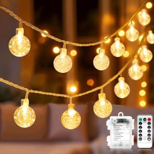 Metaku Globe String Lights Battery ...