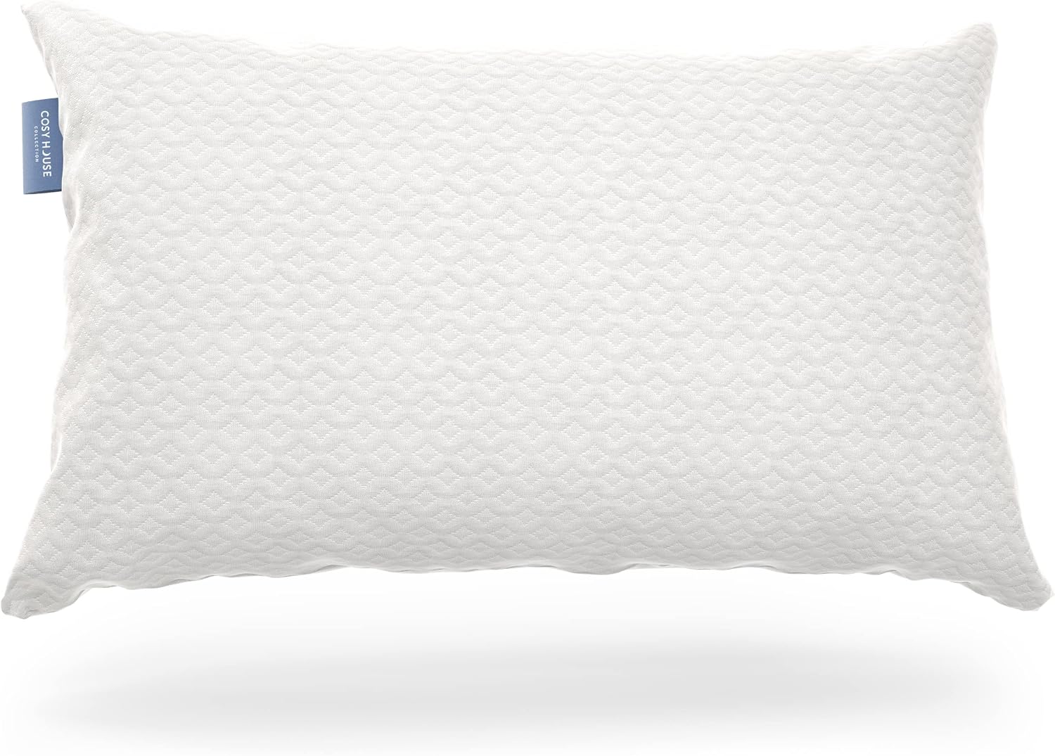 Cosy House Collection Luxury Rayon Derived from Bamboo Memory Foam Pillow | Adjustable & Removable Fill - Cool & Breathable Cover with Zipper for Side, Back, & Stomach Sleepers (Queen)