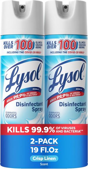 Lysol Disinfectant Spray, Household...