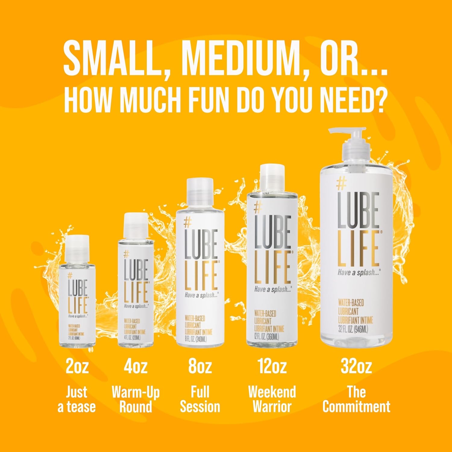 LUBELIFE Water-Based Lube – Personal Lubricant for Men, Women & Couples, Travel Size, Non-Staining, Easy Clean-Up, Toy-Safe, 12 Fl Oz | Water Based Lube for privacy, toy and condom compatible, non-staining, long-lasting smooth feel, fragrance free - Image 7