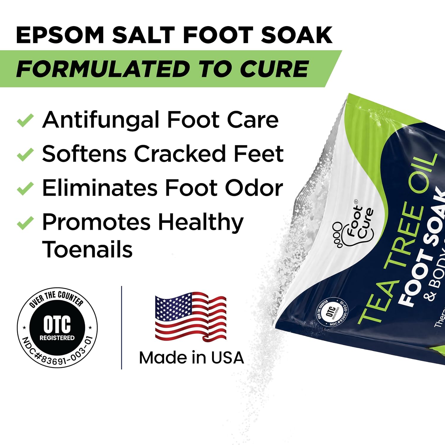 Tea Tree Callus Remover Gel & Foot Soak, Foot Cream for Dry Cracked Feet | Extra Strength Callus Remover Gel kit for Dry Cracked Heels, Foot Cream Hydrate Softens Calluses & Rough Skin - 4in1 - Image 4