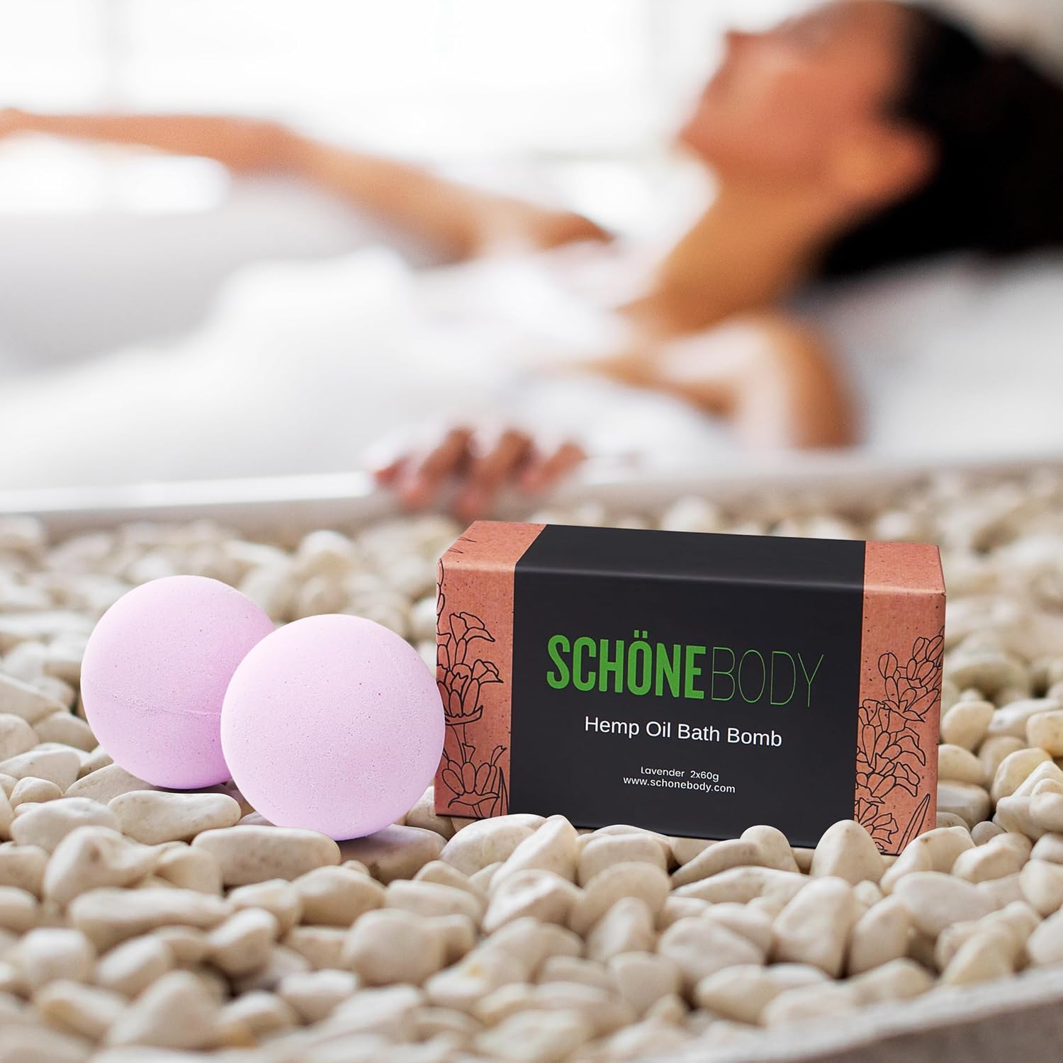 Hemp Oil Bath Bombs | Bath Bomb, 2 Pack Fizzy Spa Gift Natural Hemp Oil Extract and Lavender Essential Oils Bath Gift for Moisturizing Dry Skin, Relaxing, Bubble Bath for Gifts Idea for Men Women - Image 7