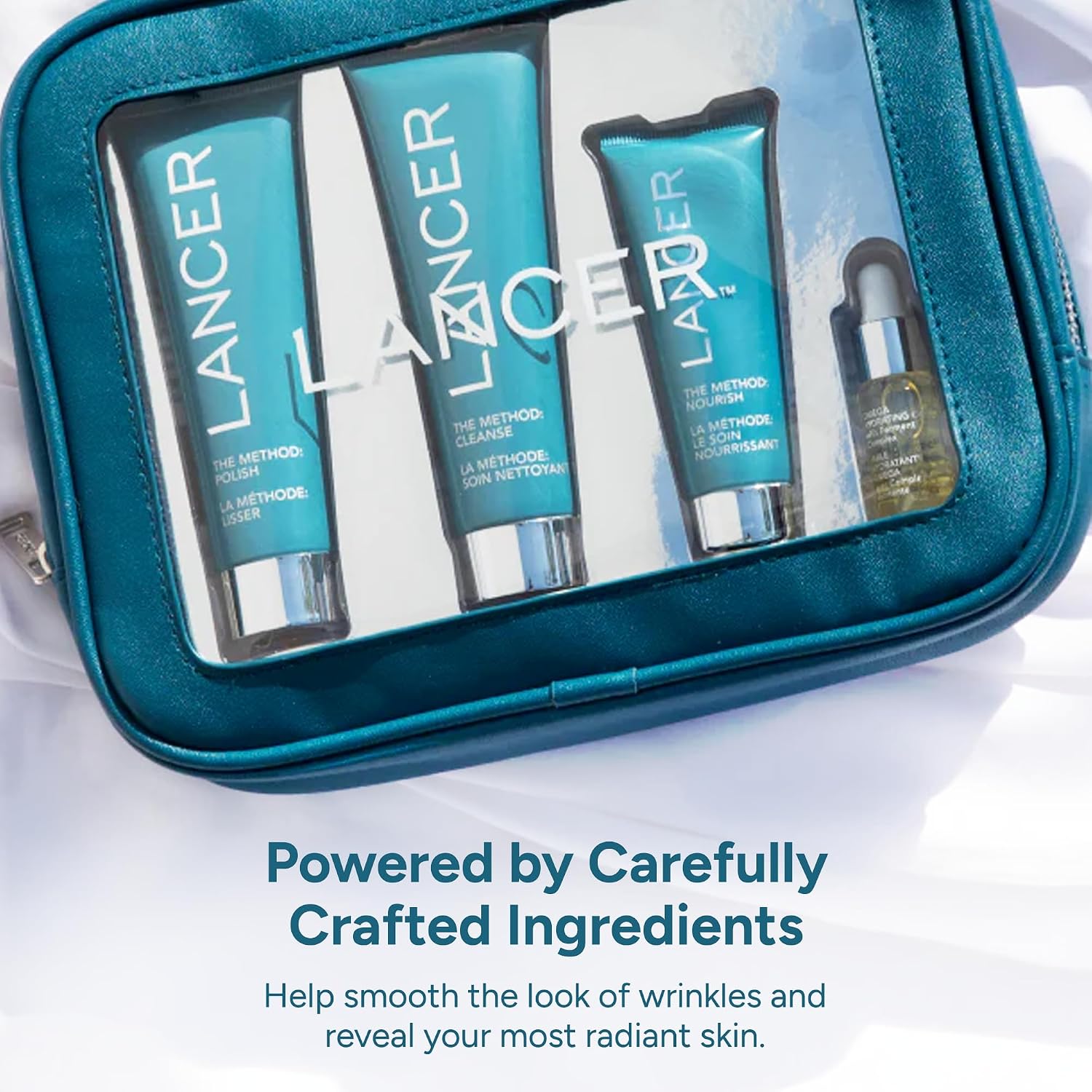 Lancer Skincare Intro Kit | Face Scrub, Cleanser, Moisturizer & Omega Oil | The Method Skincare Set | Face Polish, Face Cleanser, Anti Aging Moisturizer & Facial Oil | For Normal or Combination Skin - Image 9