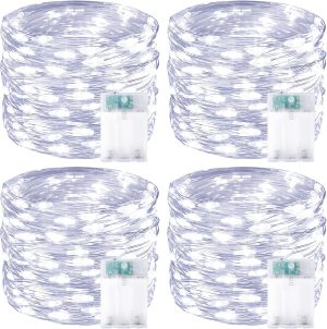 4 Pack 60 LED Fairy Lights Battery ...