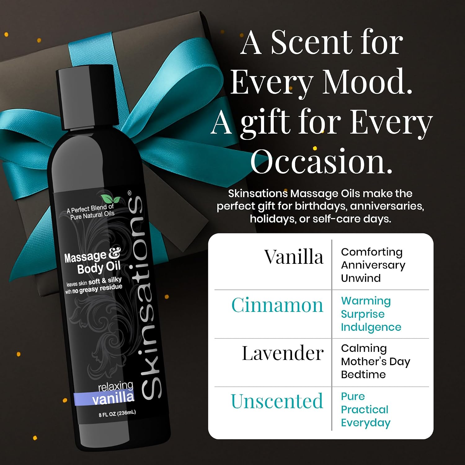 – Vanilla Massage Oil for Couples – Relaxing Aromatherapy Body Oil for Massage Therapy – Sweet Almond, Coconut, Jojoba & Grapeseed Blend - 8oz - Image 5