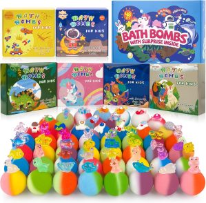 48pcs Bath Bombs for Kids with Toy ...