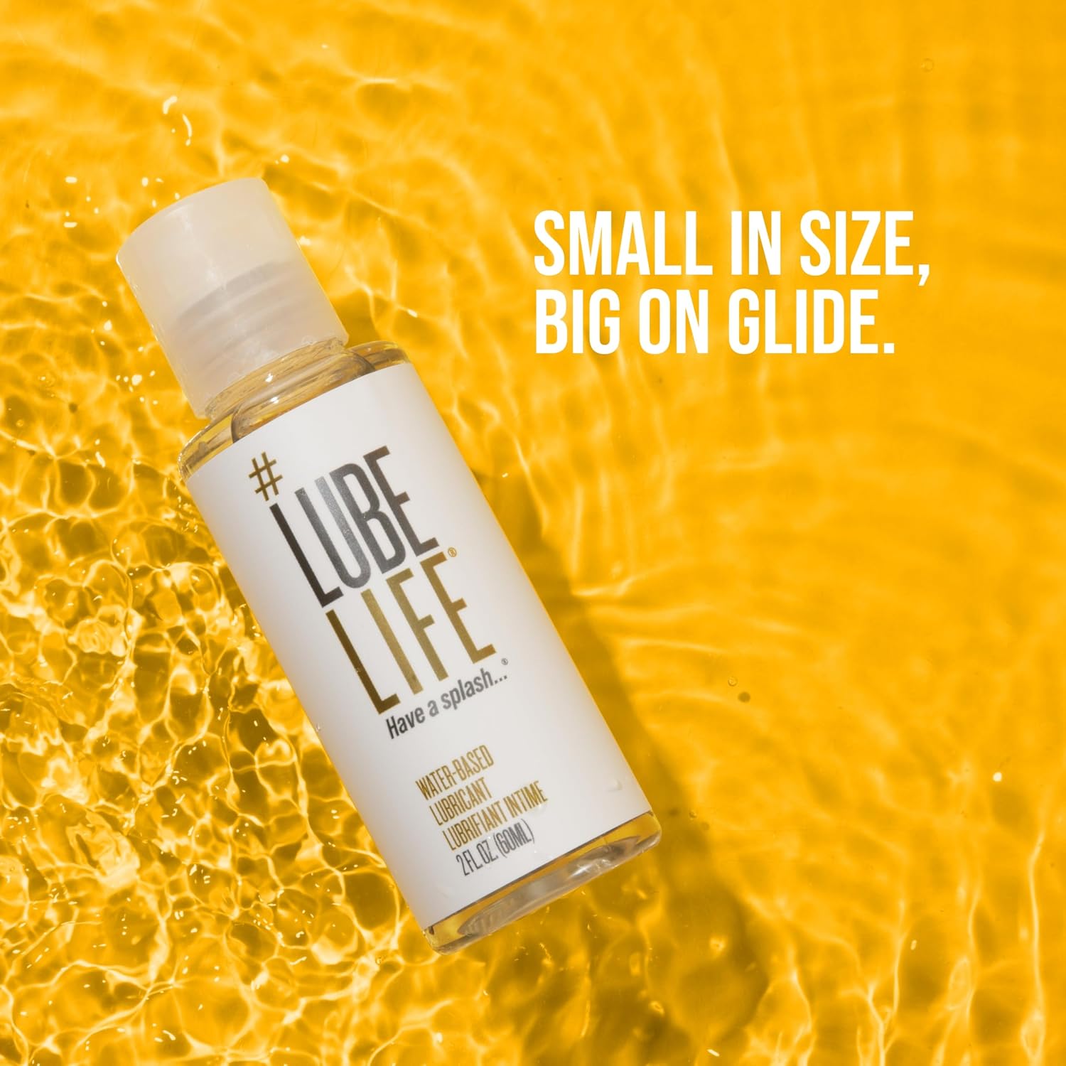 LUBELIFE Water Based Lube Personal Lubricant for Men Women Travel, 2 fl oz | Water Based Lube for privacy, toy and condom compatible, non-staining travel size, long-lasting smooth feel, fragrance free - Image 9