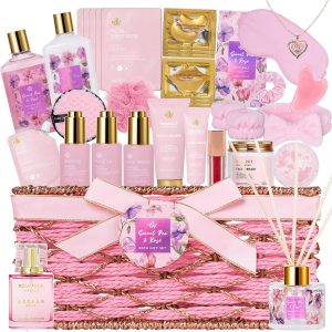 35 Pcs Gift for Women, Rose Bath an...