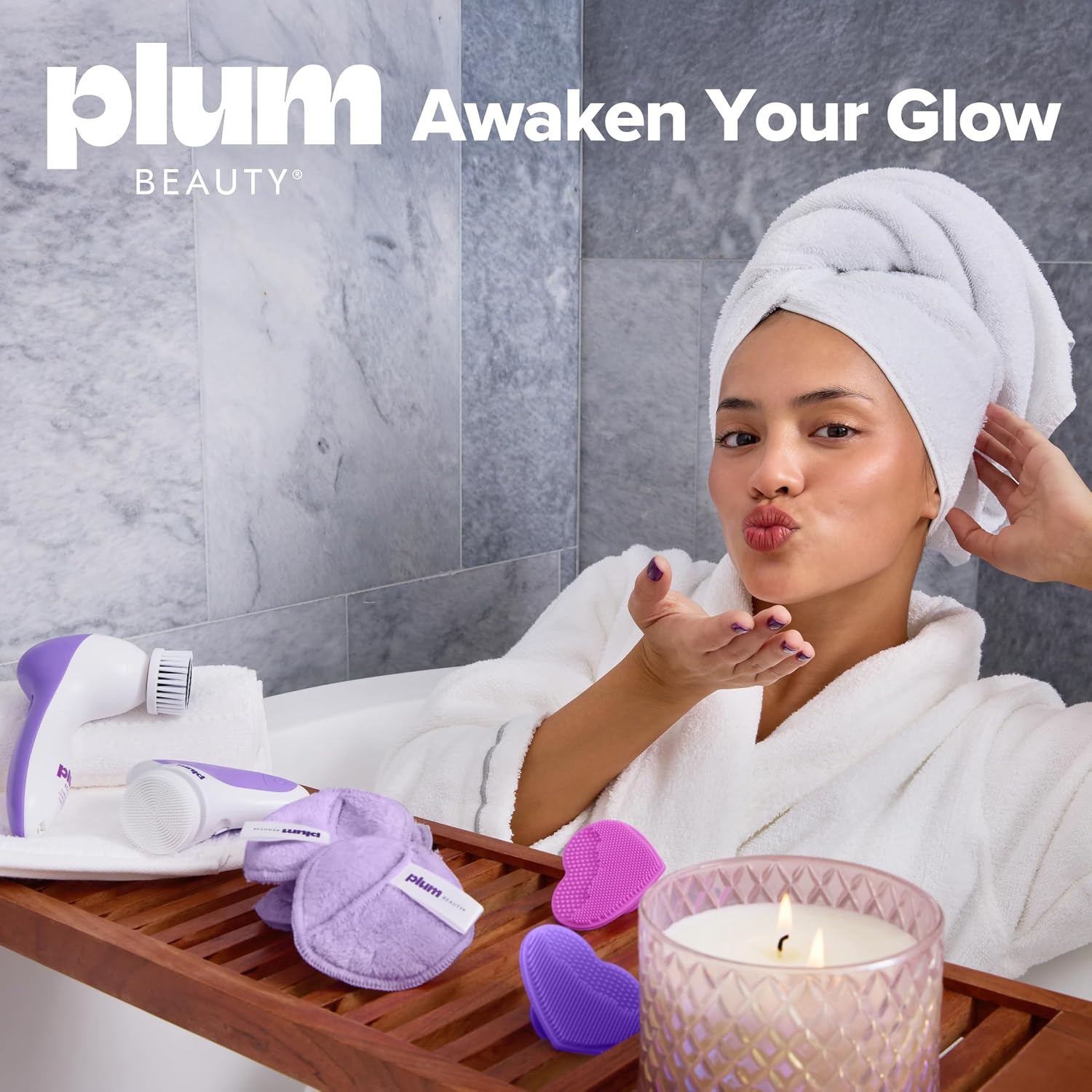Plum Beauty Jade Roller - Face Roller, Gua Sha Facial Tools, Pack of 1 | Facial Roller for Wrinkles and Lifting, Eye Roller for Puffy Eyes, Supports Lymphatic Drainage Massage. - Image 7