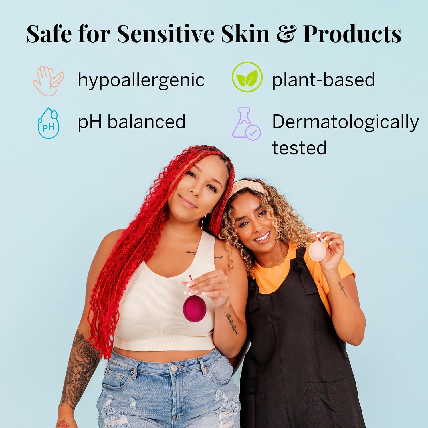 Pixie Feminine Wipes - Flushable, Biodegradable, & Ph Balanced - Individually Wrapped Packet Wipes for On The Go & Public Bathrooms - Wash & Cleaner For Your Menstrual Cups & Discs (2 Packs of 20) - Image 3