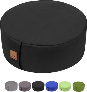 Zafu Buckwheat Meditation Cushion,D...