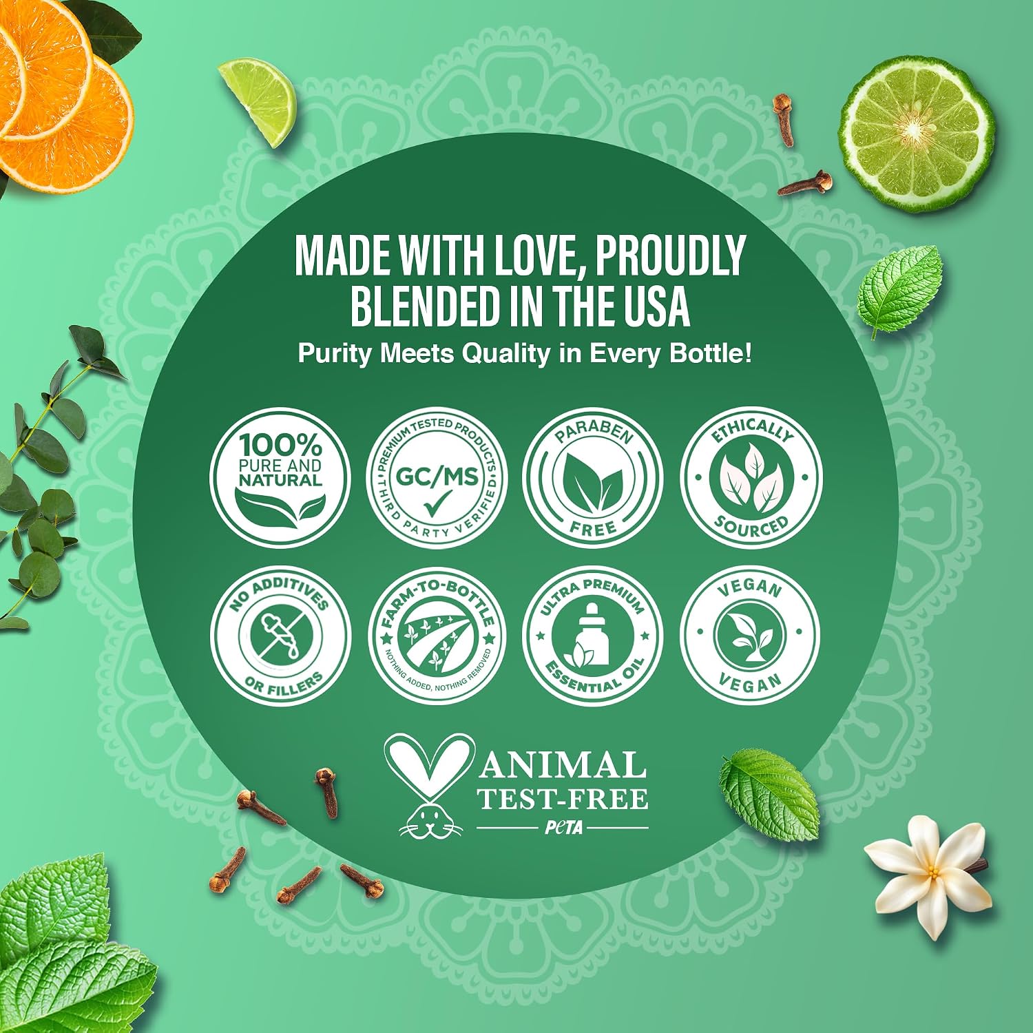 GuruNanda Essential Oil Blends – 6 Pack (10mL Each), Breathe Easy, Tranquility, Relaxation, Harmony, Calming Sleep & Thrive, Natural Aromatherapy Oils for Diffuser, Wellness & DIY - Image 10