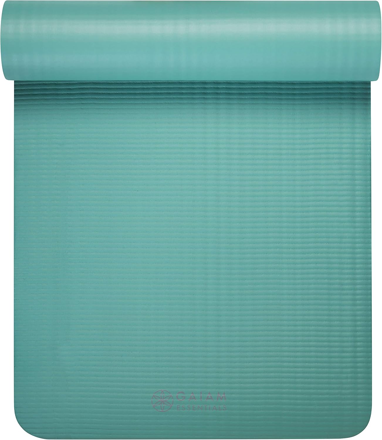 Gaiam Thick Yoga Mat, Exercise & Fitness Mat with Easy-Cinch Carrying Strap | Non-Slip NBR Foam | Joint Cushioning | Yoga, Pilates, Fitness & Floor Workouts | 72"L x 24"W - Image 9