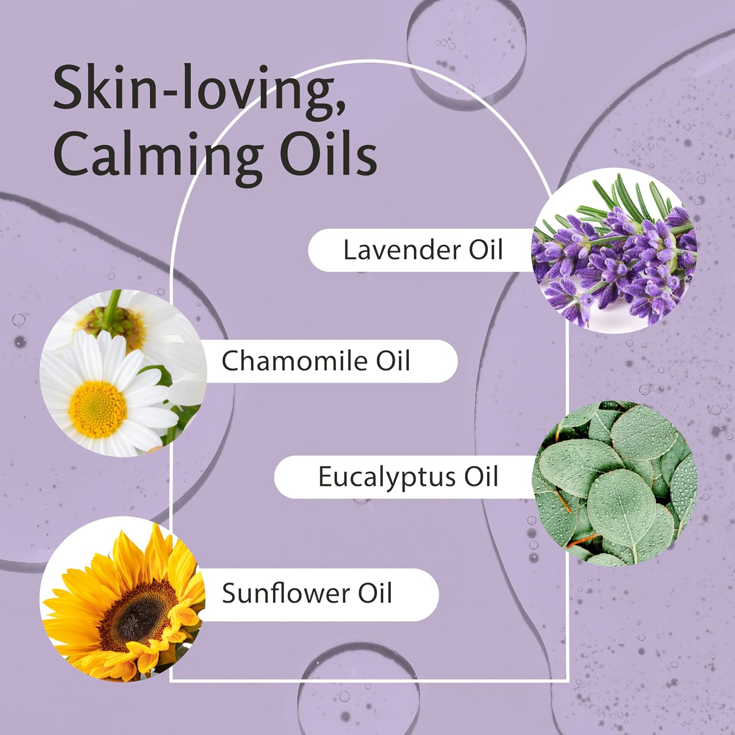 Lavender Sensual Massage Oil with Collagen and Stem Cells, 8 fl oz by M3 | Fast-Absorbing Massage Oil with Lemon Balm & Chamomile, Relaxing & Soothing Body Care, Moisturizes & Hydrates Dry Skin - Image 7
