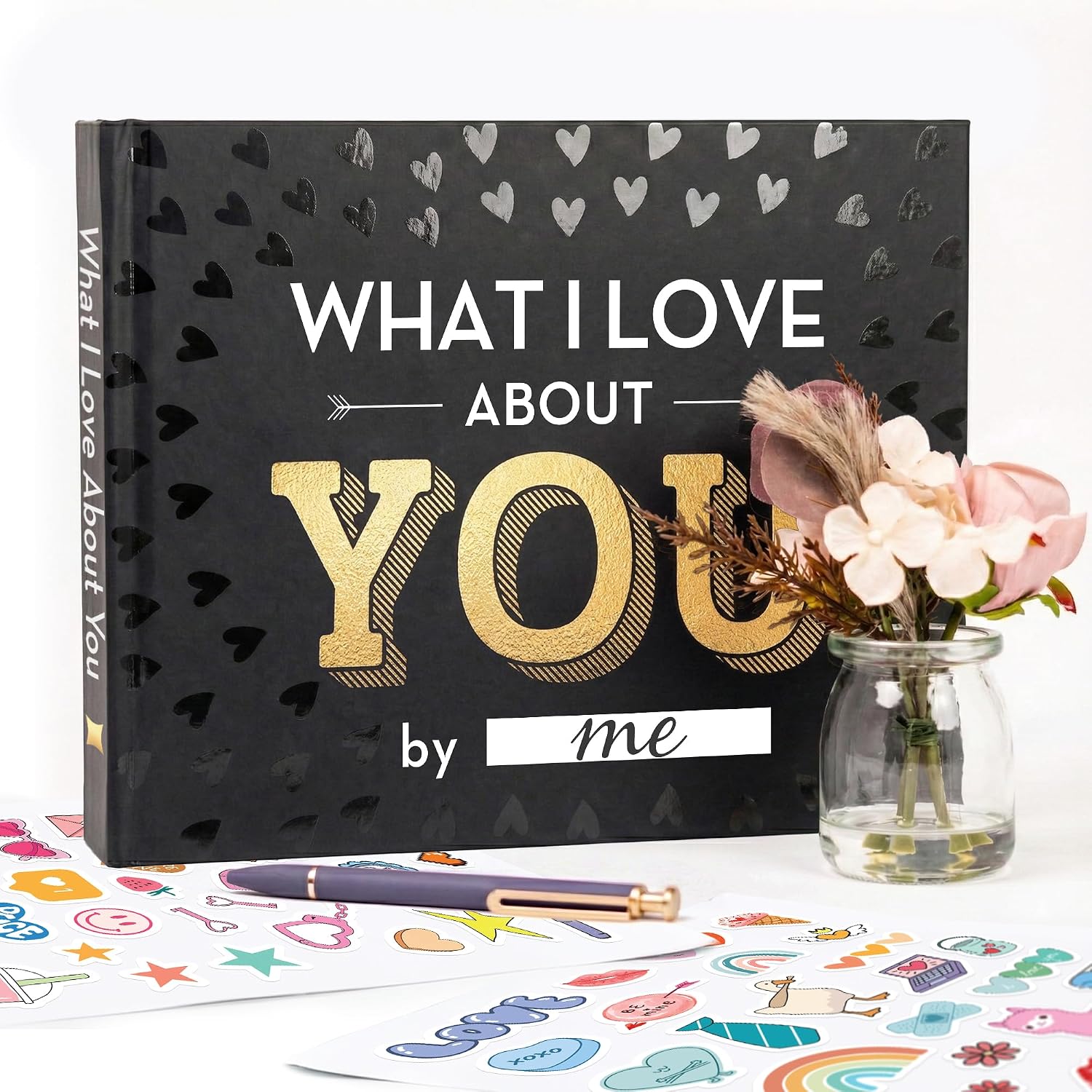 What I Love about You Book - Valentines Day Gifts for Him, Her - Fill-in-the-Blank Book for Men, Boyfriend, Husband, Women, Girlfriend, Wife, Him, Her - Couples Gifts for Anniversary, Christmas & More - Image 6