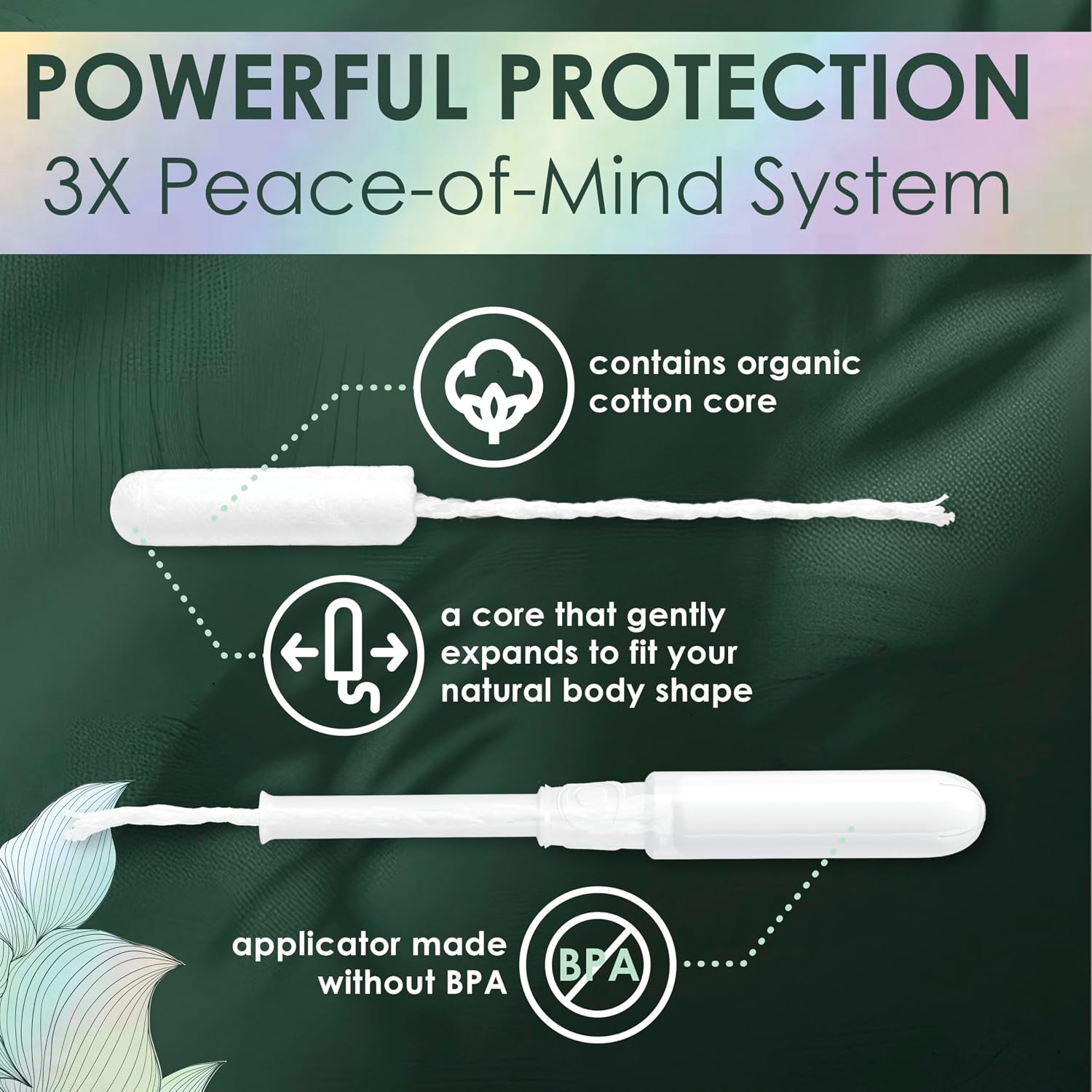 L. Cotton Tampons Regular/Super Absorbency Multipack, Contains an Organic Cotton Core, Made Without Synthetic Pesticides, or Fragrances, 84 Count (2 Packs of 42) - Image 2