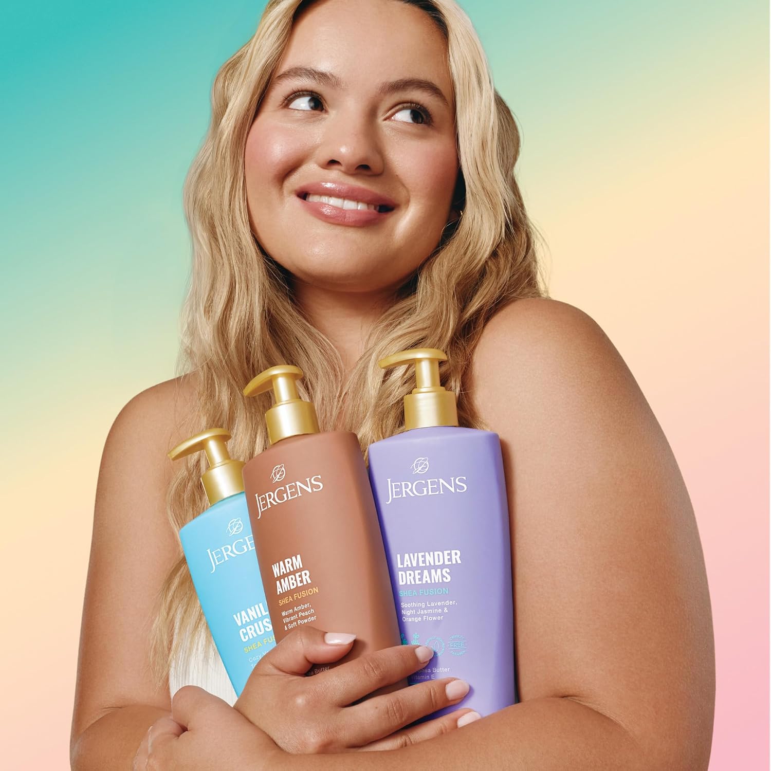 Jergens Shea Fusion Lavender Dreams Body Lotion, Shea Butter, 14 fl oz | Moisturizer for Dry Skin, Scented Body Lotion, Vitamin E, Shea Butter Lotion, Lavender Scent, Daily Hydration - Image 6