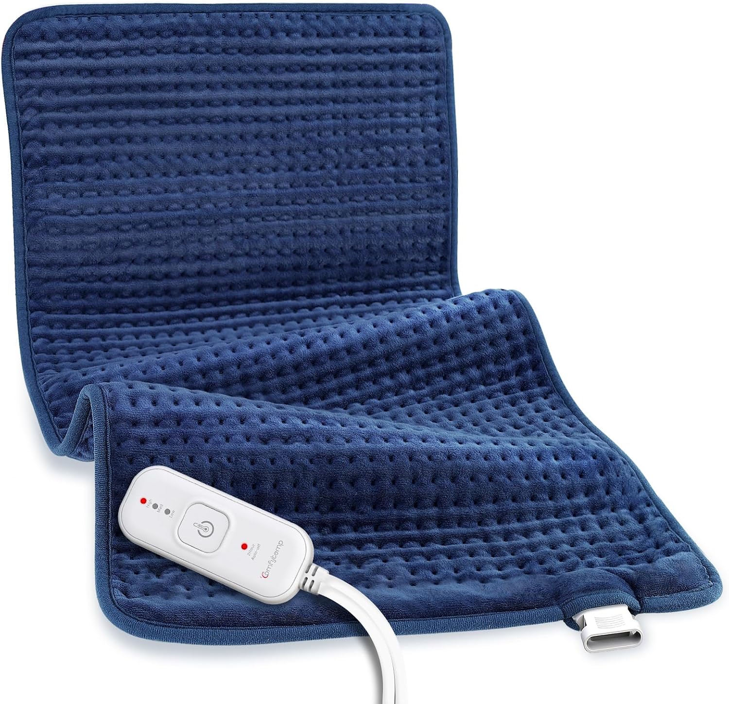 Comfytemp Extra Large Heating Pad for Back Period, 33''x 17'' FSA Eligible | HSA Approved King Size Electric Heating Pad, Gifts for Women Men Mom Dad, XL Heated Wraps for Shoulder Neck Knee, Washable