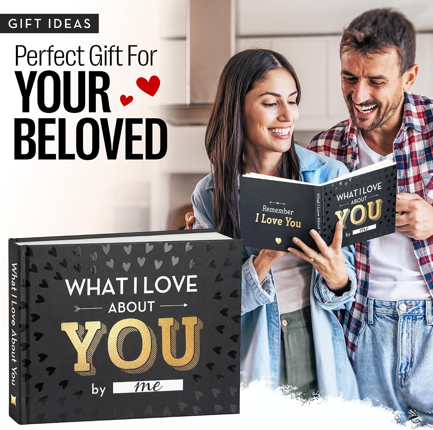 What I Love about You Book - Valentines Day Gifts for Him, Her - Fill-in-the-Blank Book for Men, Boyfriend, Husband, Women, Girlfriend, Wife, Him, Her - Couples Gifts for Anniversary, Christmas & More - Image 2