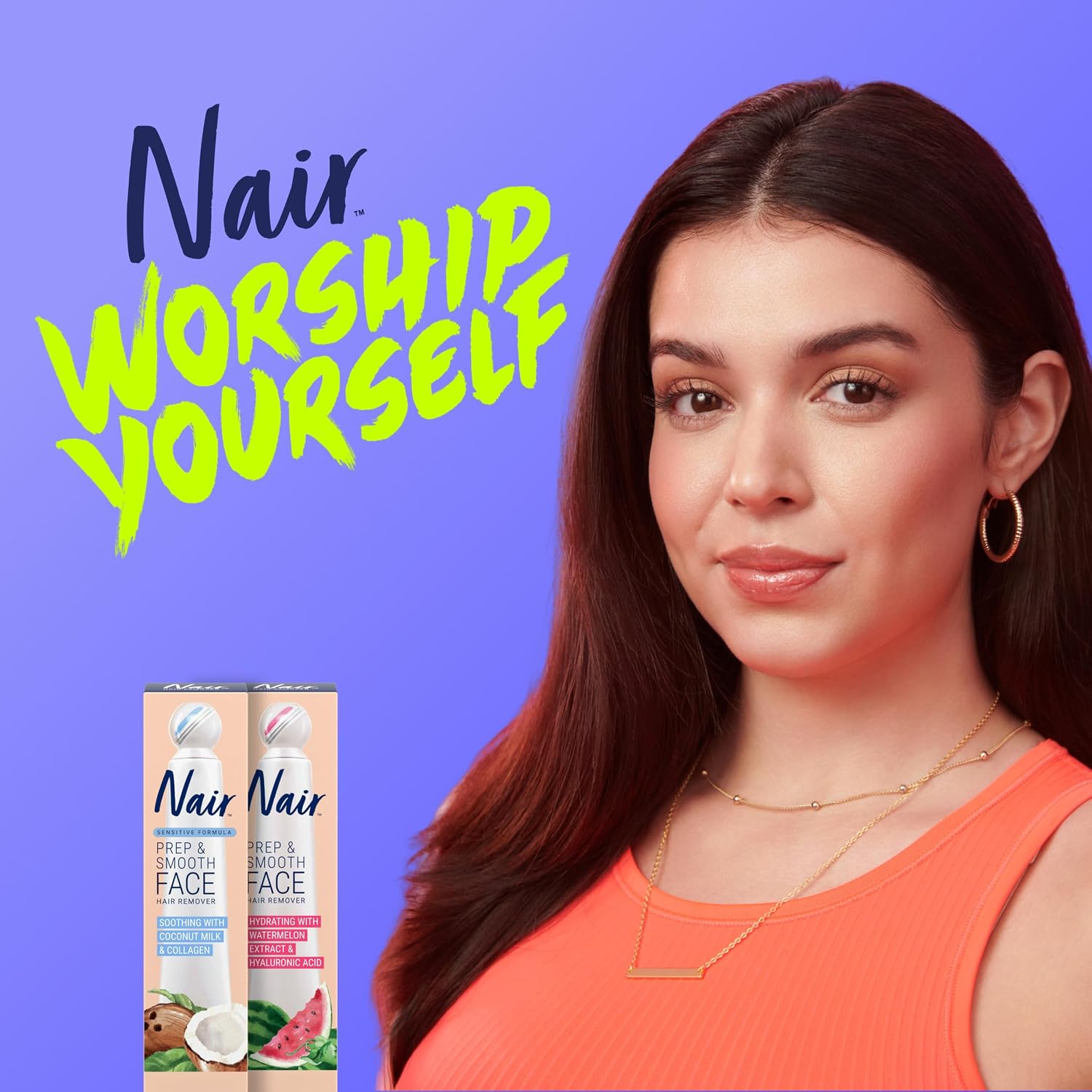 NAIR Exfoliating Facial Hair Removal Cream for Women - Smooth Skin Solution with Collagen for Sensitive Skincare - Image 7