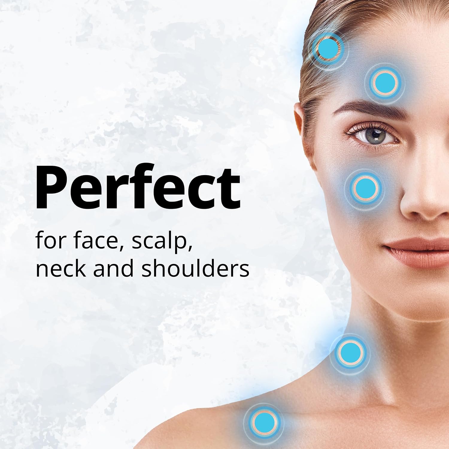 Wahl Soothing Vibration Corded Massager for the Face, Neck & Head | Includes 4 Attachment Heads, 2 Speed Massage, Pressure & Pain Relief on the Face, Neck & Head, FSA Eligible - Model 4120-600 - Image 3