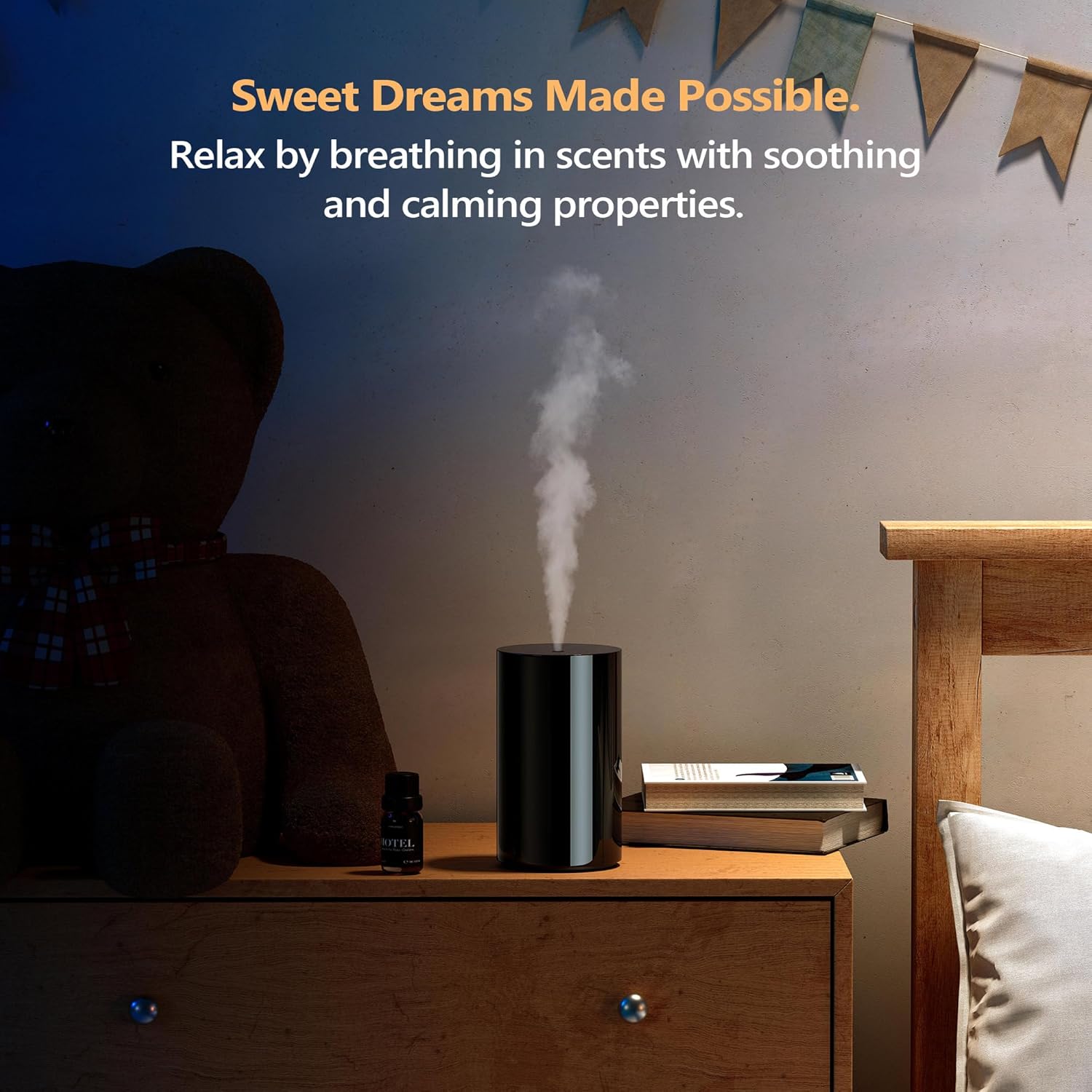 Airversa AN8 Waterless Diffuser for Essential Oil for Home, Room, Black | Up to 600 sq ft, Battery Operated, 20mL, Timers & Mist Levels, Car Diffuser, for Office, Bathroom, Cold Air, Portable - Image 7