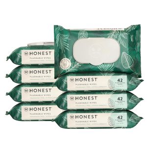 The Honest Company Flushable Wipes,...