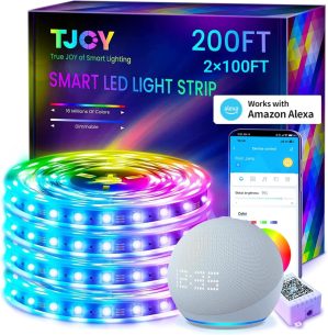 TJOY 200FT Smart Led Strip Lights f...