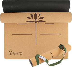 Y O Gayo Premium Yoga Cork Mat | 5m...