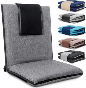 FASTMOMENT Floor Chair with Back Su...