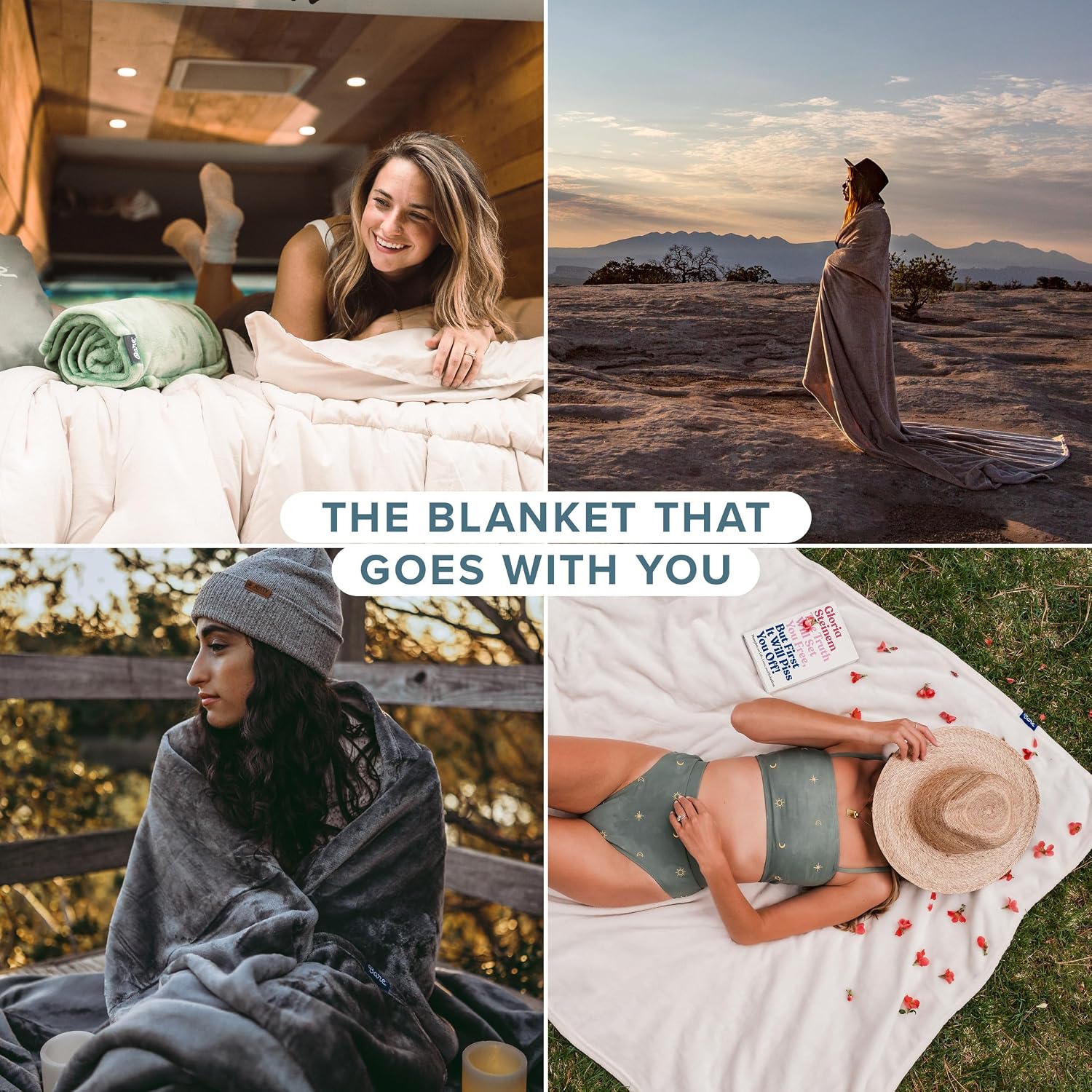 Bare Home Fleece Blanket Luxury Microplush (Full/Queen, Grey) | Ultra-Soft Lightweight Blanket for Bed, Sofa, and Couch, Cozy & Warm Blanket - Image 8