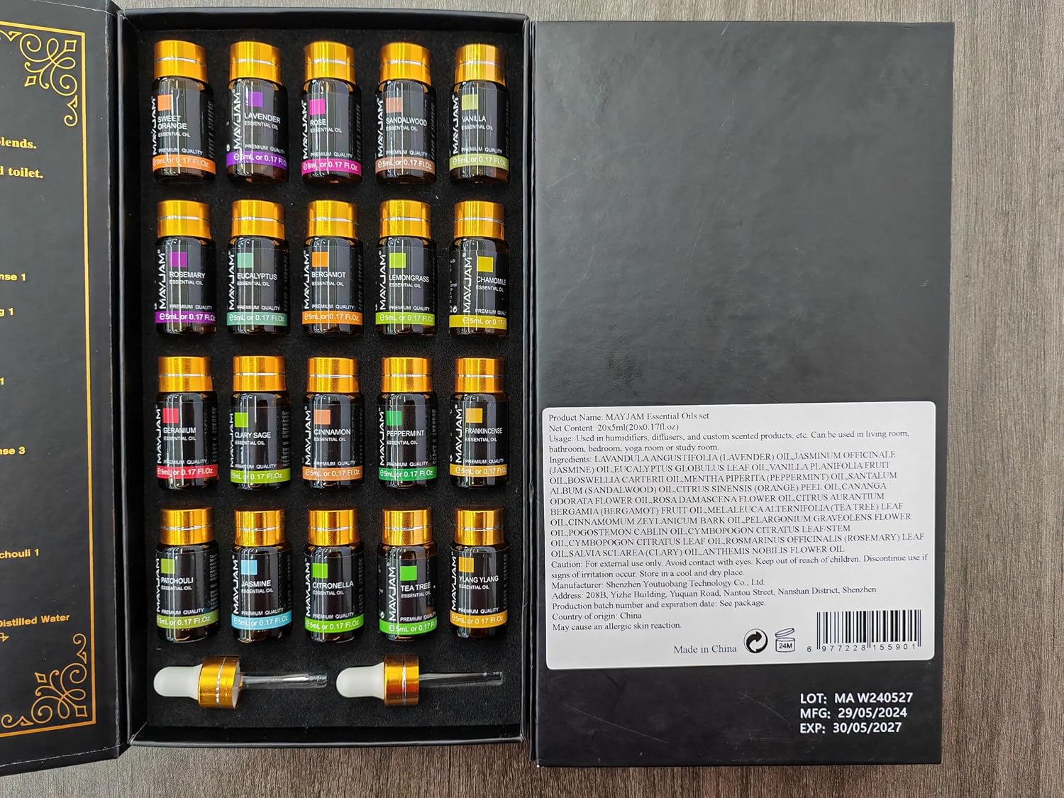 MAYJAM Tea Tree 20 Pcs Pure Essential Oil Gift Set, for Diffuser, Humidifiers, Skin Care, Massage, Fragrance Oil Scent for DIY Candle and Soap Making, Gift for Friend (5ML) - Image 8