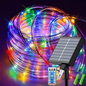 Solar Rope Lights Outdoor Waterproo...