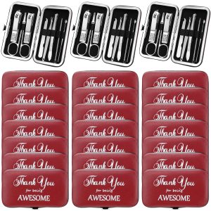 Therwen 24 Sets Manicure Set Stainl...
