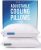 Adjustable Cooling Pillow Standard Size, Arrives Full, Customizable Fill | Rayon Derived from Bamboo, Double-Sided Cooling Bed Pillow for Hot Sleepers, Adjustable Shredded Memory Foam, Soft or Firm