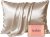 LYSHIN Silk Pillow Cases Queen Size with Hidden Zipper, Champagne | 19 Momme Mulberry Silk Pillowcase for Skin and Hair, Anti-Acne, Hypoallergenic, Cooling, Beauty Sleep, Gifts for Women