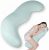 Body Pillows for Adults, Full Body Pillow for Side Sleepers, Long Body Pillow for Bed, Pea Pod Shape Long Pillow for Pregnancy Sleeping Full Body Support