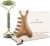 jade & timber Jade Roller & Green Sandalwood Gua Sha Set – Facial & Body Massage Tools for Lymphatic Drainage & Sculpting – Self Care Gift