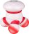 cotsoco Handheld Massager Mini Portable Vibrating Body Massager with LED Light for Hand Head Neck Back Legs Arms Pain Release, Battery Operated, Easy Hand Grip