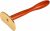 Brass Gua Sha Board with Long Handle, Self-Scraping Massage Tool for Home Use, Full Body Back Gua Sha Scraper with Rosewood Handle (Short Handle)