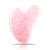 Gua Sha Facial Tools, Rose Quartz Guasha Tool for Face & Eye, Puffiness Reducing & Jawline Sculpting Face Stone Gua Sha Tools for Skin Care Woman GuaSha Stone Tool, Pink